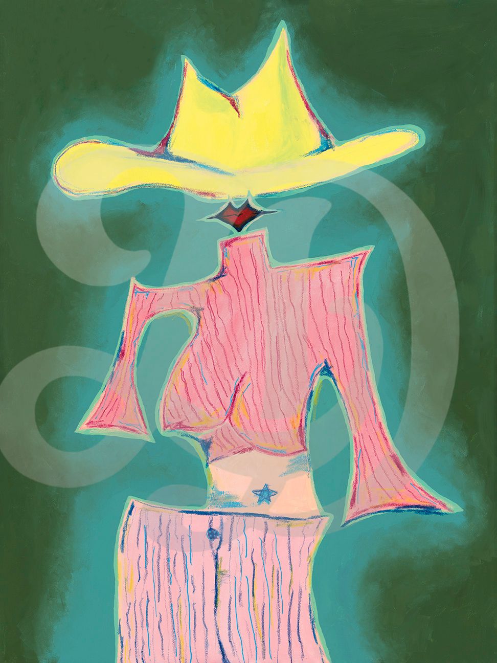 COWGIRL FINE ART PRINT