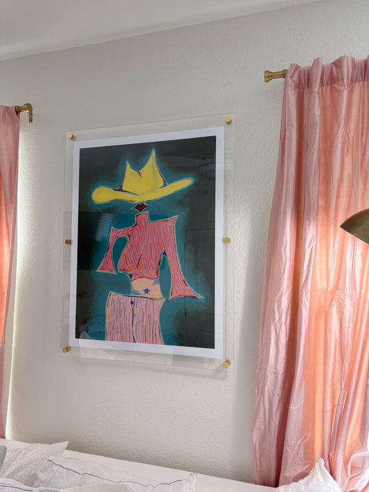 COWGIRL FINE ART PRINT
